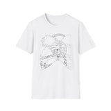 Vision Quest drawing on unisex cotton t-shirt (print on demand)