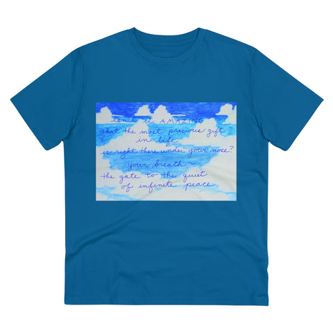 Meditation t-shirt - unisex - 100% organic cotton - from EU (print on demand)