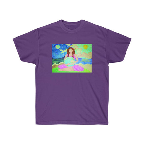 Peace Girl t-shirt - purple color