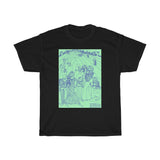 Hippie Hill 100% cotton unisex t-shirt, printed in the USA (print on demand)