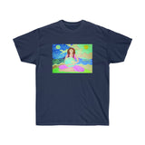 Peace Girl t-shirt - Navy blue color