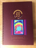 Sue Katz's datebook with Tara vinyl sticker.