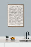 The Herb and Spice Chart from Living on the Earth as a 16" x 20 " Poster (print on demand)