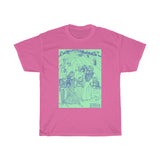 Hippie Hill 100% cotton unisex t-shirt, printed in the USA (print on demand)