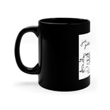 Joe Gallivan playing Moog Drum Black Ceramic 11-ounce Mug (print on demand)