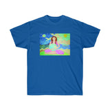 Peace Girl - royal blue color