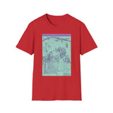 Counterculture History Coalition t-shirt with Alicia Bay Laurel's "Hippie Hill" drawing - Local Shipping in UK, EU, Australia, Canada and USA