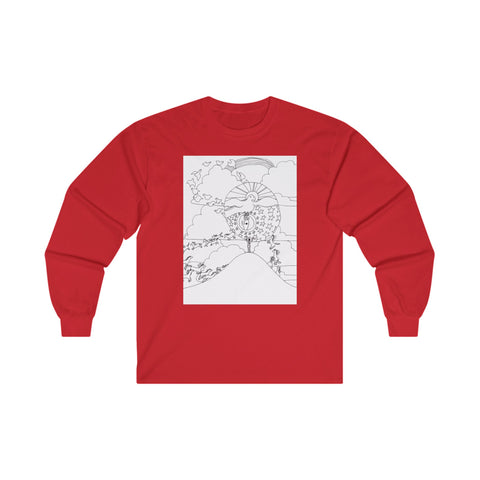 Vision Quest Cotton Long Sleeve Tee (print on demand, economy