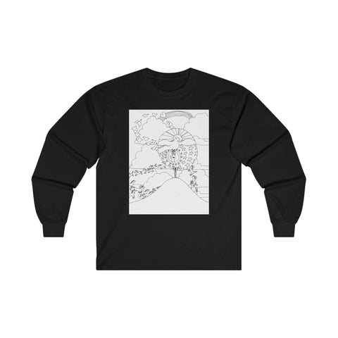 Vision Quest Cotton Long Sleeve Tee (print on demand, economy shipping in USA)