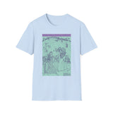Counterculture History Coalition t-shirt with Alicia Bay Laurel's "Hippie Hill" drawing - Local Shipping in UK, EU, Australia, Canada and USA
