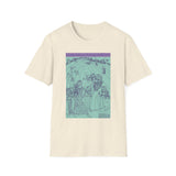 Counterculture History Coalition t-shirt with Alicia Bay Laurel's "Hippie Hill" drawing - Local Shipping in UK, EU, Australia, Canada and USA