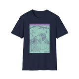Counterculture History Coalition t-shirt with Alicia Bay Laurel's "Hippie Hill" drawing - Local Shipping in UK, EU, Australia, Canada and USA