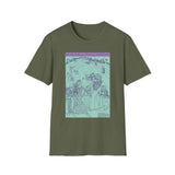 Counterculture History Coalition t-shirt with Alicia Bay Laurel's "Hippie Hill" drawing - Local Shipping in UK, EU, Australia, Canada and USA