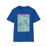 Counterculture History Coalition t-shirt with Alicia Bay Laurel's "Hippie Hill" drawing - Local Shipping in UK, EU, Australia, Canada and USA