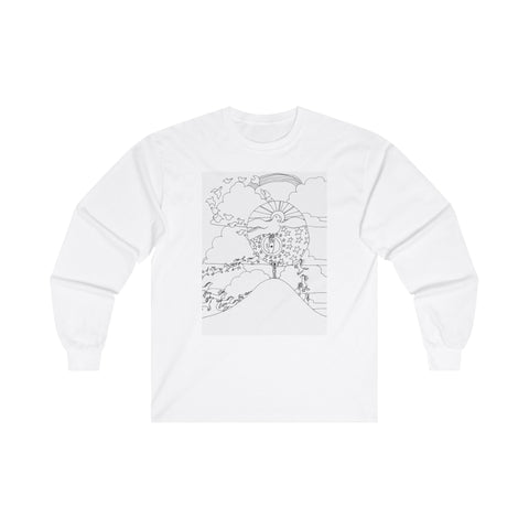 Vision Quest Cotton Long Sleeve Tee (print on demand, economy shipping in USA)