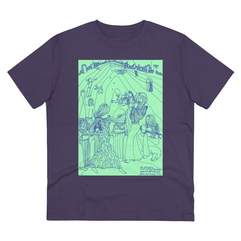 Hippie Hill 100% organic cotton unisex t-shirt, from EU (print on demand)